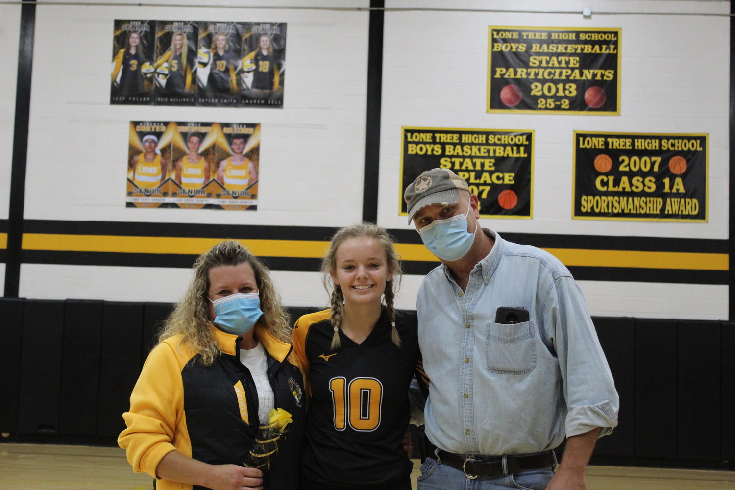Skylar Smith, and her mom and dad.
