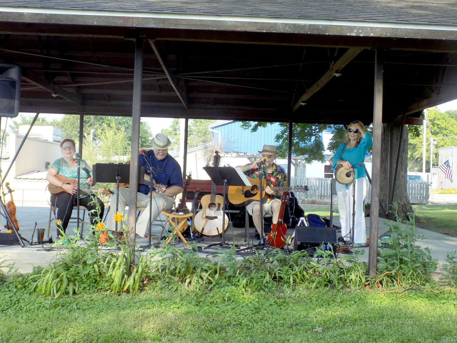 Pennies on the Rail performed July 19 at Lone Tree’s Party in the Park.