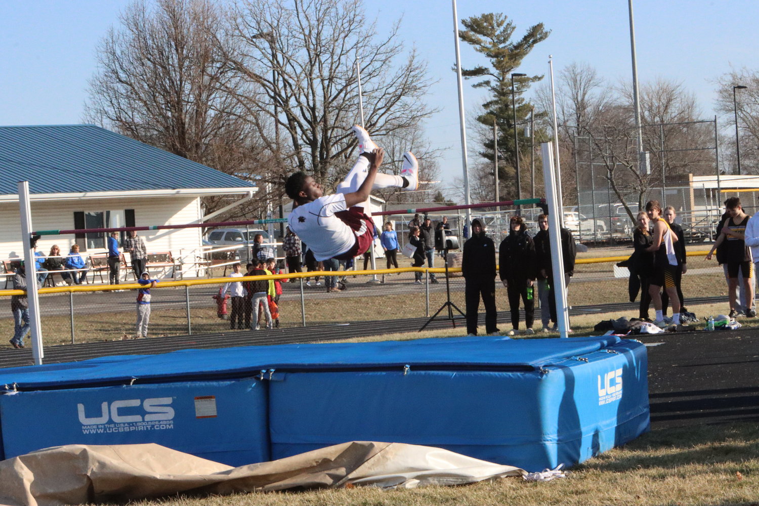 At the Columbus Track Meet on March 20