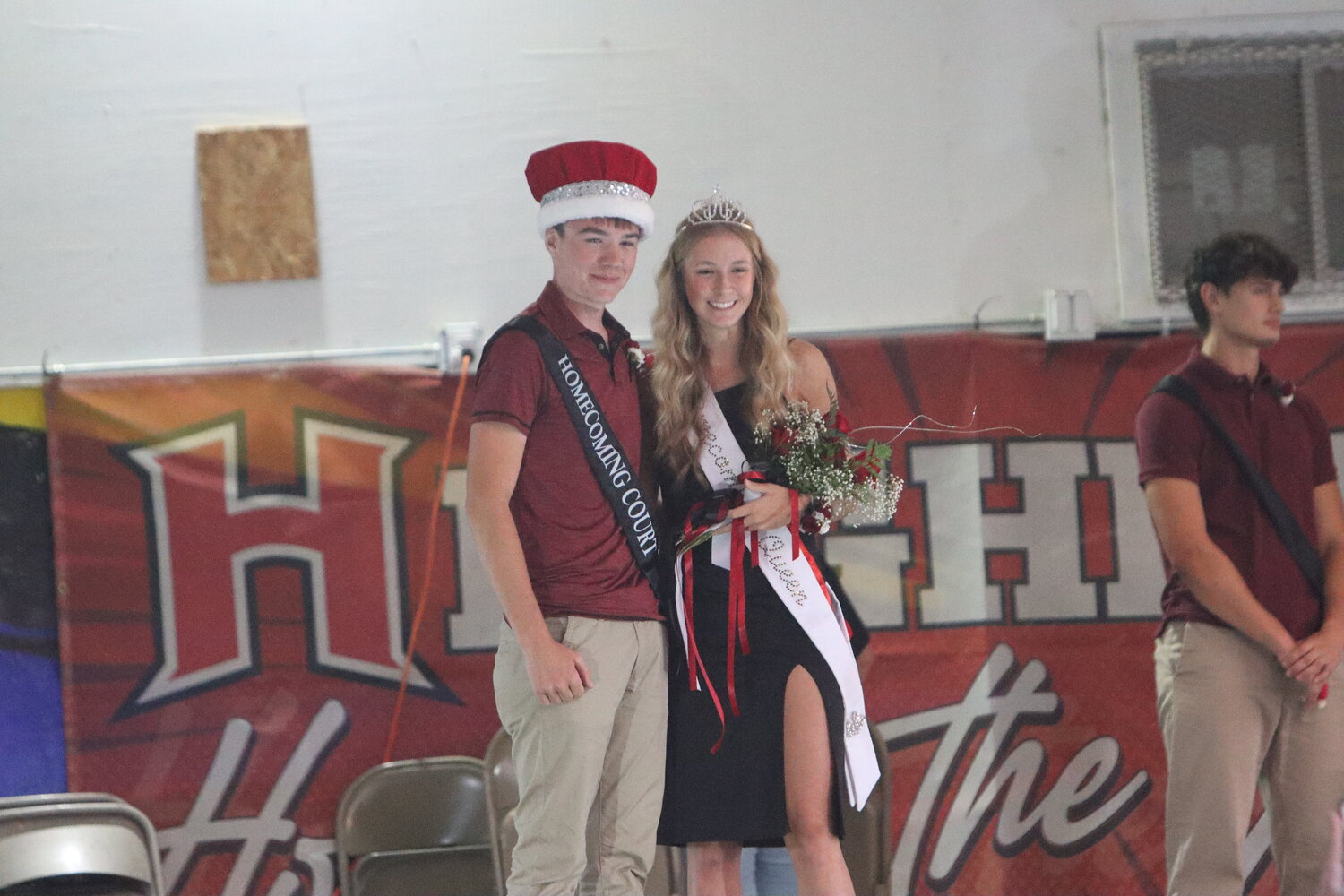 Highland's 2023 homecoming king and queen, Brayden Johnston and Sarah Burton.