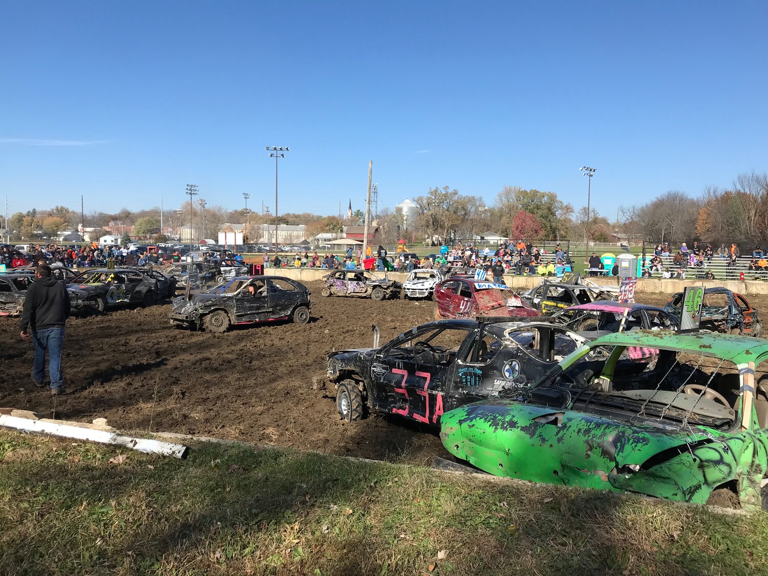 Saturday was sunny and calm, attracting a good crowd for the RACC Demo Derby in Riverside.